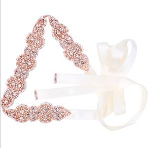 Rose Gold and Ivory Belt